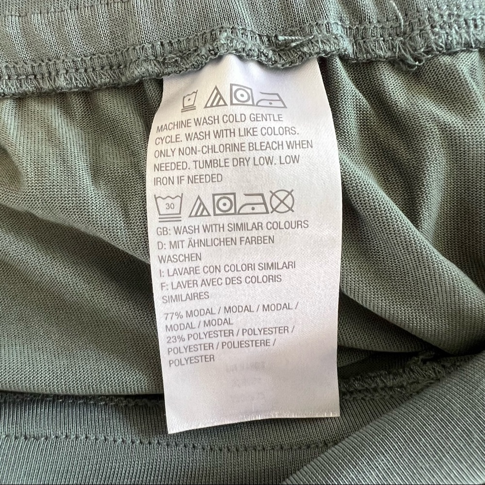 Lisa Rinna Collection Green Wide Leg Pants - Picture 7 of 7